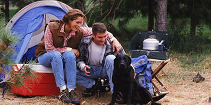 Couple Camping